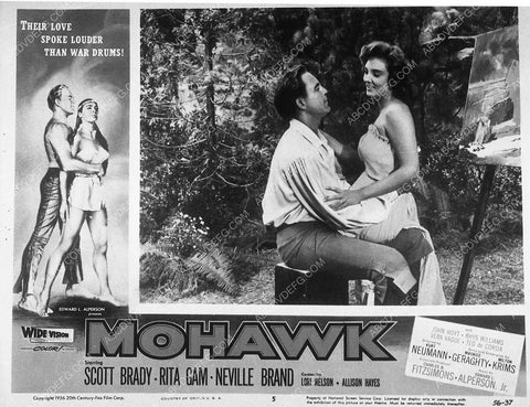 Scott Brady Lori Nelson film Mohawk 10432-09