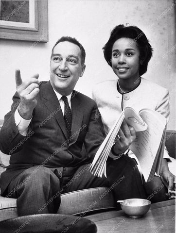 Gary Moore Diahann Carroll at CBS TV Studio 1062-07