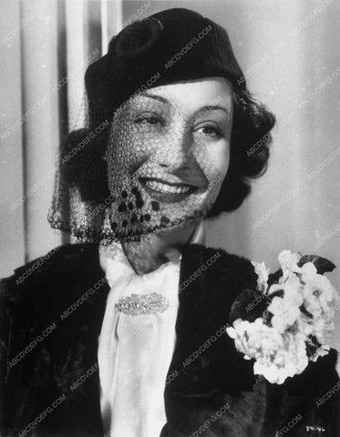 Gloria Holden fashion veiled hat portrait 10701-33