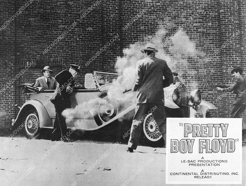John Ericson w his Thompson machine gun film Pretty Boy Floyd 1106-09