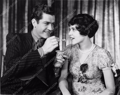 Grant Withers feeds ice cream Sue Carol film Dancing Sweeties 1149-17