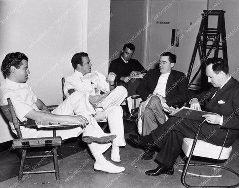 Lew Ayres Shepperd Strudwick John Eldredge behind the scenes 1197-26