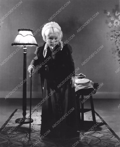 Shirley Temple made up as an old lady 1208-13