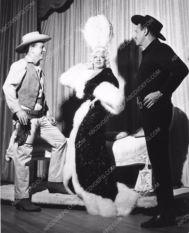 cool Mae West w some cowboys on unknown TV appearance 1270-29