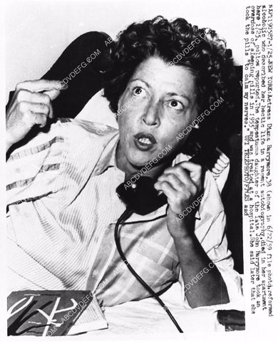 news photo Diana Barrymore in the hospital 1293-26