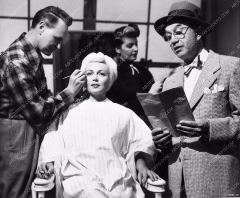 Lana Turner getting makeup William Tuttle?? 1306-19