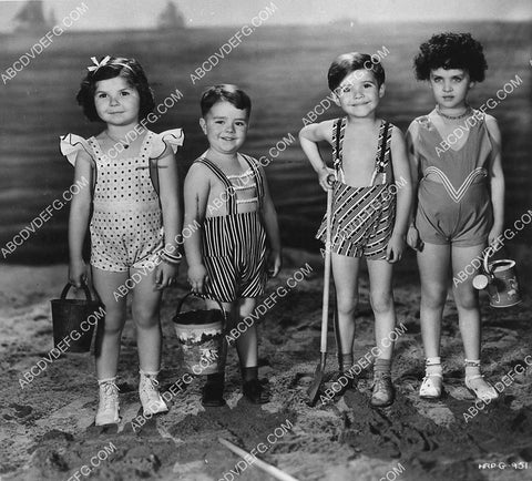 Our Gang kids Spanky McFarland Scotty Beckett and some girls unknown short subject 1319-25
