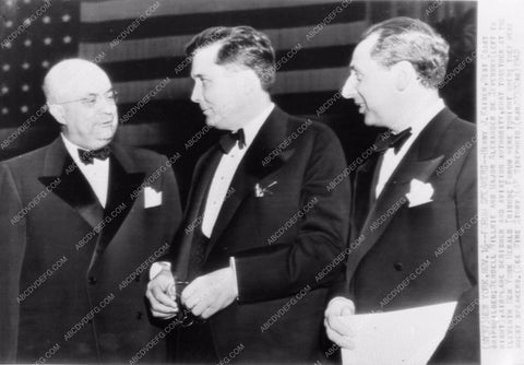 news photo Henry J. Kaiser Wendell Wilkie Major Alexander De Seversky 1328-29