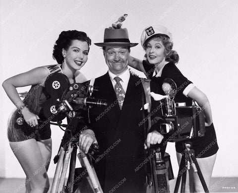 Red Skelton Arlene Dahl Ann Miller leggy sexy outfits Watch the Birdie 1358-27