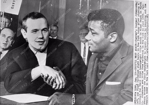 news photo sports boxing Floyd Patterson Ingomar Johansson rematch 1365-01