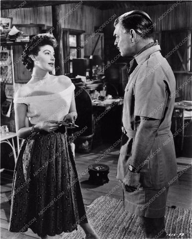 Clark Gable Ava Gardner film scene Mogambo 1407-19