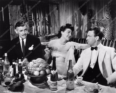 Clark Gable Ava Gardner Donald Sinden film scene Mogambo 1407-20