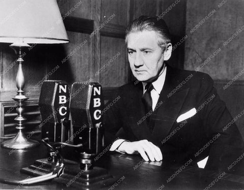 Edwin C Hill News Commentator NBC microphone 1462-23