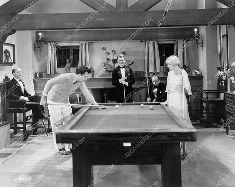 Marion Davies King Vidor shooting pool on set film Not So Dumb 1483-23