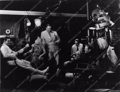 Clark Gable Jean Harlow Wallace Beery behind the scenes China Seas 1495-01