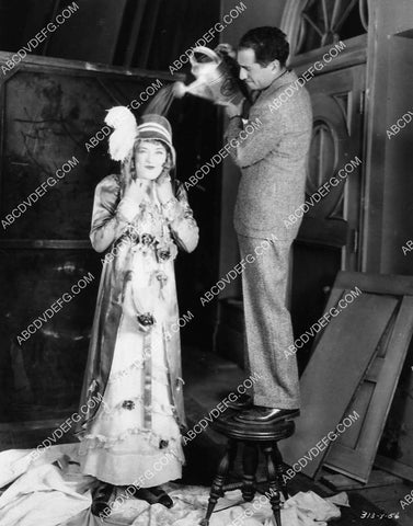someone having some fun w Marion Davies on set silent film Quality Street 1499-13