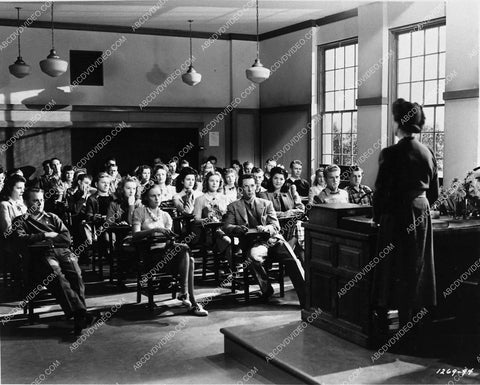 Mickey Rooney sitting in class film The Human Comedy 1578-30