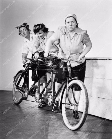 three gals and their bicycle built for 3 cool photo 1584-09