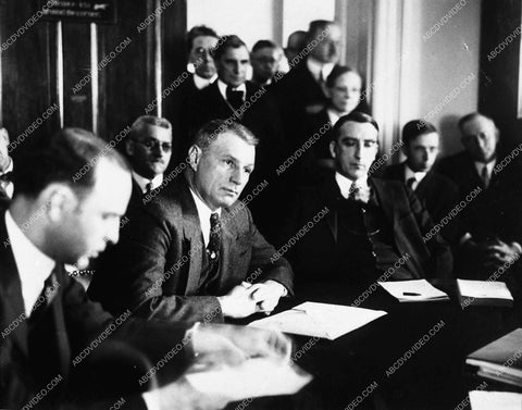 news photo military Col Wm Billy Mitchell in court-martial hearing 1601-16