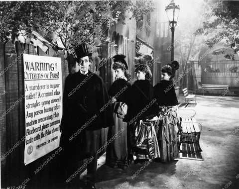 John Carradine reading the proclomation film Bluebeard 1629-14
