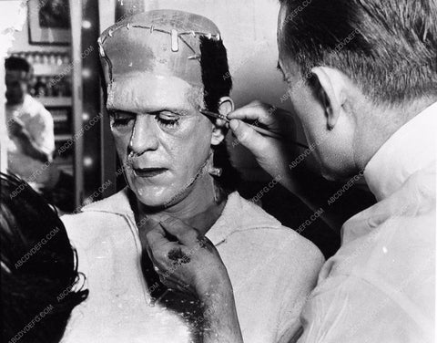 Jack Pierce makeup artist Boris Karloff film Son of Frankenstein 1749-36
