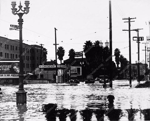 1928 Historic Los Angeles flooded at W.6th st & S. Catalina 1785-13