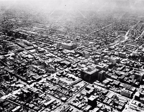 1910 aerial photo Historic Los Angeles downtown 1785-17