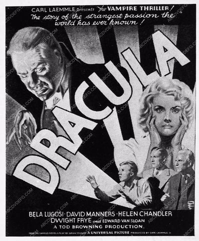 ad slick Bela Lugosi Dracula 1788-08