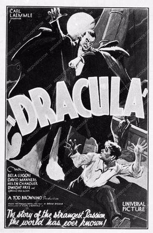 ad slick Bela Lugosi Dracula 1788-13