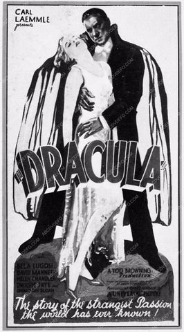 ad slick Bela Lugosi Dracula 1788-14