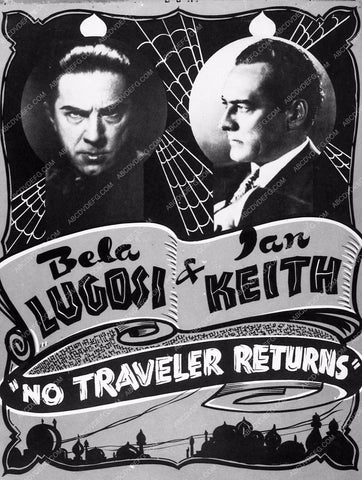 ad slick Bela Lugosi Ian Keith No Traveler Returns 1788-18