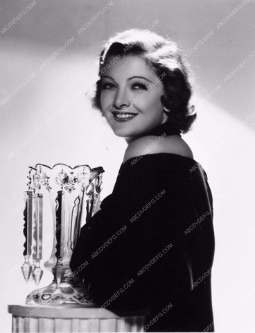 beautiful Myrna Loy over the shoulder portrait from Penthouse 1868-05