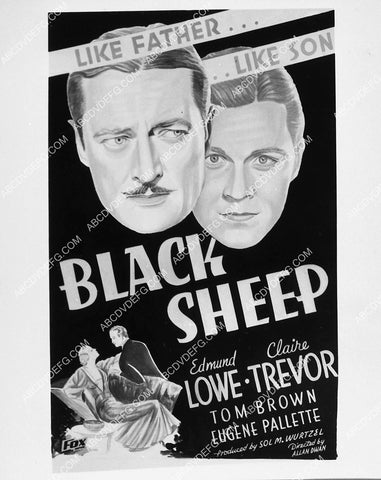 ad slick Edmund Lowe Tom Brown film Black Sheep 1921-01