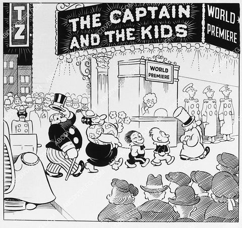 animated characters The Captain and the Kids 1956-06