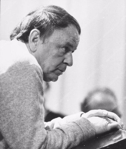 Frank Sinatra candid in the recording studio 1970-07