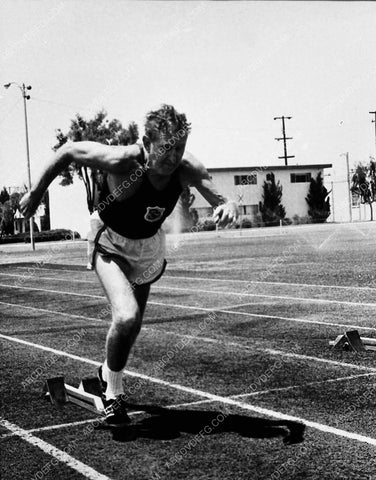athletic Doodles Weaver at the track and field starting block 1983-09