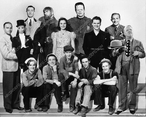 montage Universal Stars Charlie McCarthy W.C. Fields Frankenstein Deanna Durbin many more 1987-29