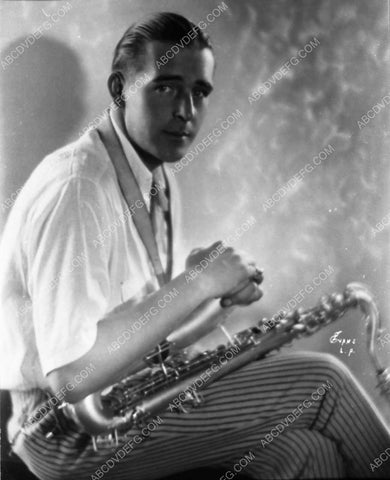 Wallace Reid posing w his saxaphone 1996-18