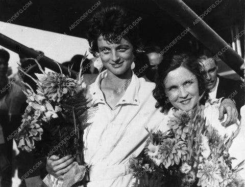 aviation famous aviatrix Louise McPhetridge Thaden at air show or race 2001-18
