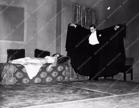 very rare Bela Lugosi as Dracula on stage play in Connecticut 2034-02