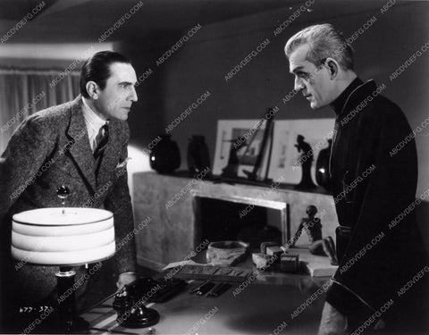 Bela Lugosi and Boris Karloff face off in The Black cat 2037-33
