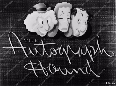 ad slick Disney cartoon The Autograph Hound 2043-24