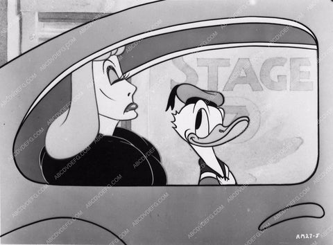 ad slick Disney cartoon Donald Duck Greta Garbo 2043-28