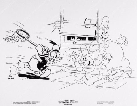 ad slick Donald Duck Lonesome Ghosts 2046-12