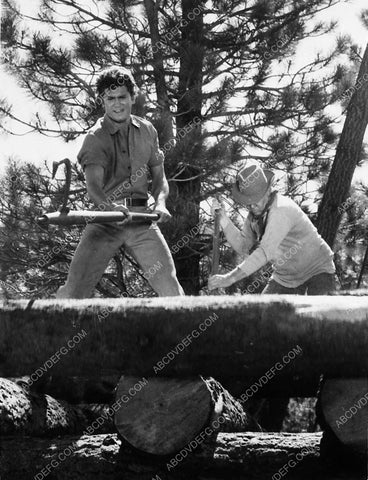 Michael Landon doing some heavy logging 2053-12