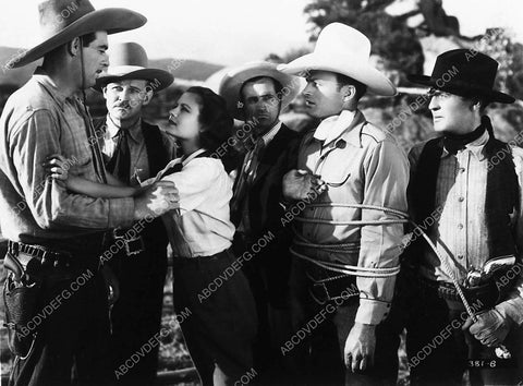 Glenn Strange Marjorie Reynolds Bob Baker western film Black Bandit 2053-25