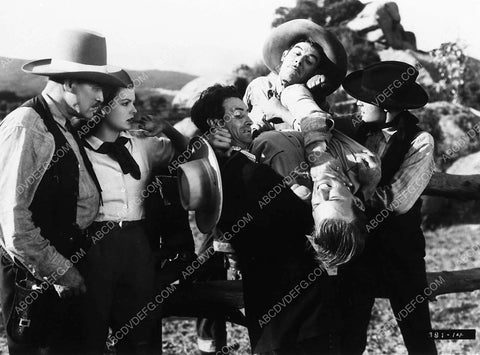 Glenn Strange Marjorie Reynolds Bob Baker western film Black Bandit 2053-26
