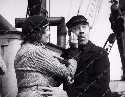 Bela Lugosi getting made up for Phantom Ship 2082-17