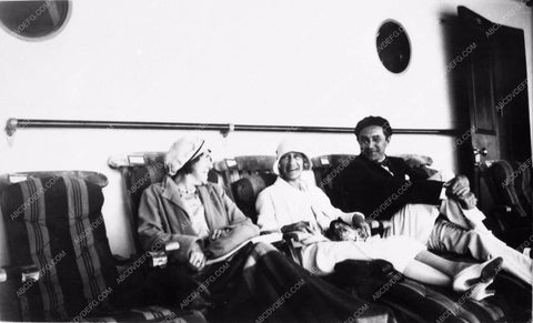 Bela Lugosi on ship USS Berangurria 1935 2086-32