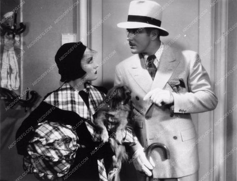 John Boles Gloria Swanson and dog film Music in the Air 2088-36